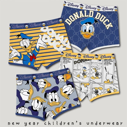 4-Piece Set Pikachu Boys' Underwear Pure Cotton Children'S Flat Corner Pants Summer Thin Spring Cartoon Cute Shorts