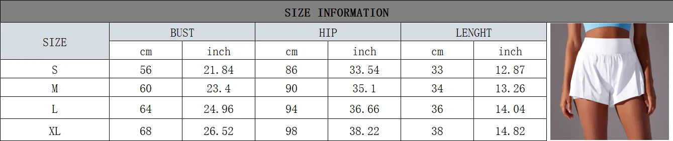 High Waist Breathable Sweat Short Women's Gym Running Short Pant Double Side Anti-Shine Casual Athletic Fitness Shorts