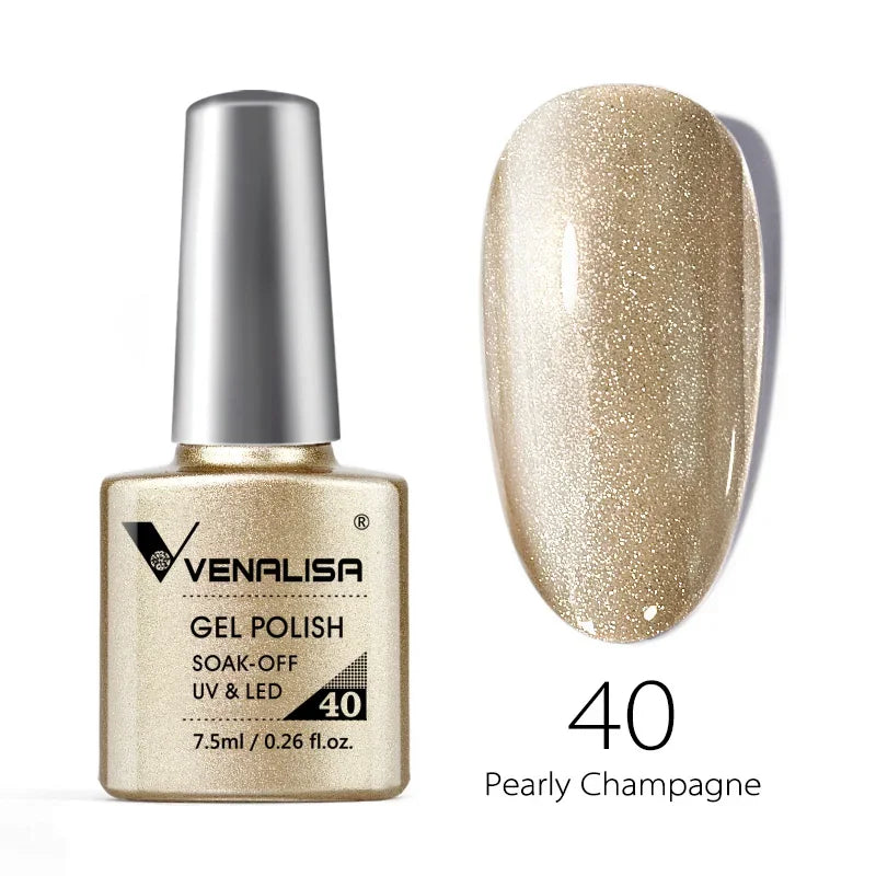 Venalisa VIP4 Nail Gel Polish HEMA/TPO FREE Full Coverage Beautiful Semi Permanent Soak Off UV LED Gel Nail Polish Gel Lacquer