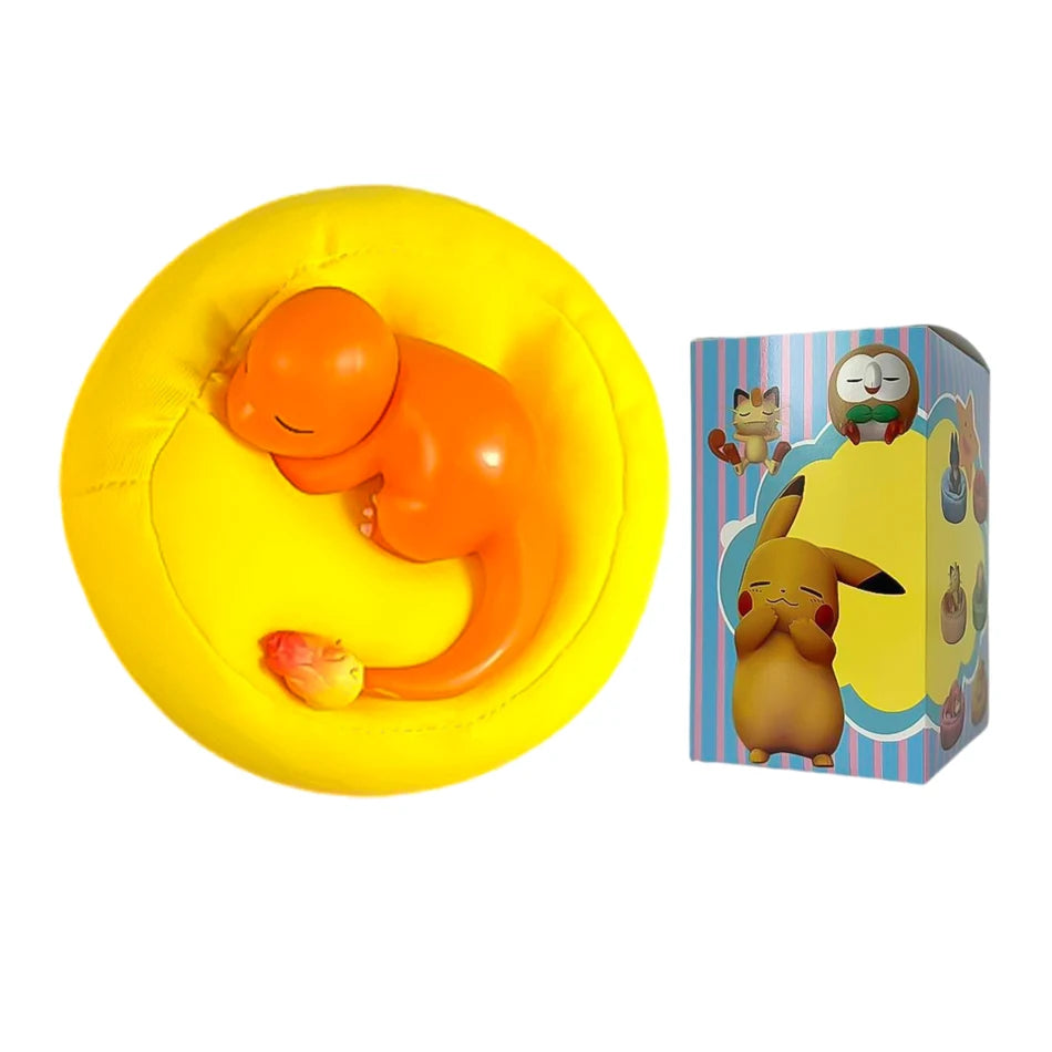 Anime Pok é mon blind box Model Figure 1-12 pcs Pikachu sleep Series Interior Hand Sleeping Position Toys Gift for sfriends