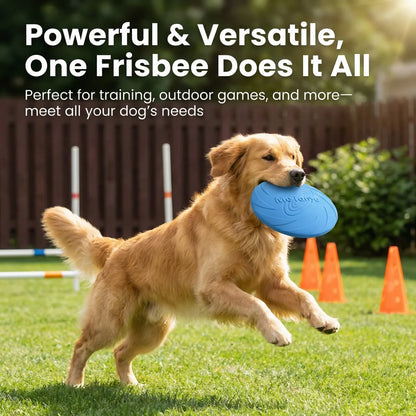 6PCS Interactive Dog Flying Disc Toys Bite-Resistant Waterproof Dog Toys Dog Stuff Dog Accessories for Outdoor Training Play