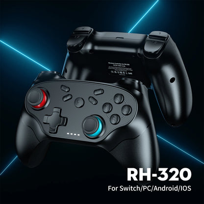 Gamepads For Switch/Ios/Android Bluetooth Wireless Controller Turbo Game Controller Vibration Control Console Remote Accessories