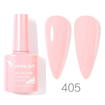 Venalisa VIP4 Nail Gel Polish HEMA/TPO FREE Full Coverage Beautiful Semi Permanent Soak Off UV LED Gel Nail Polish Gel Lacquer
