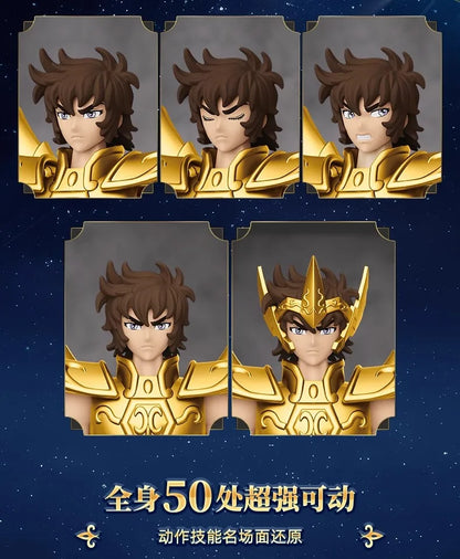 Original BLOKEES Saint Seiya Sagittarius Seiya Pegasus Aiolos Tenma Pegasus Action Figure Toy Assembly Figure Toys Gift