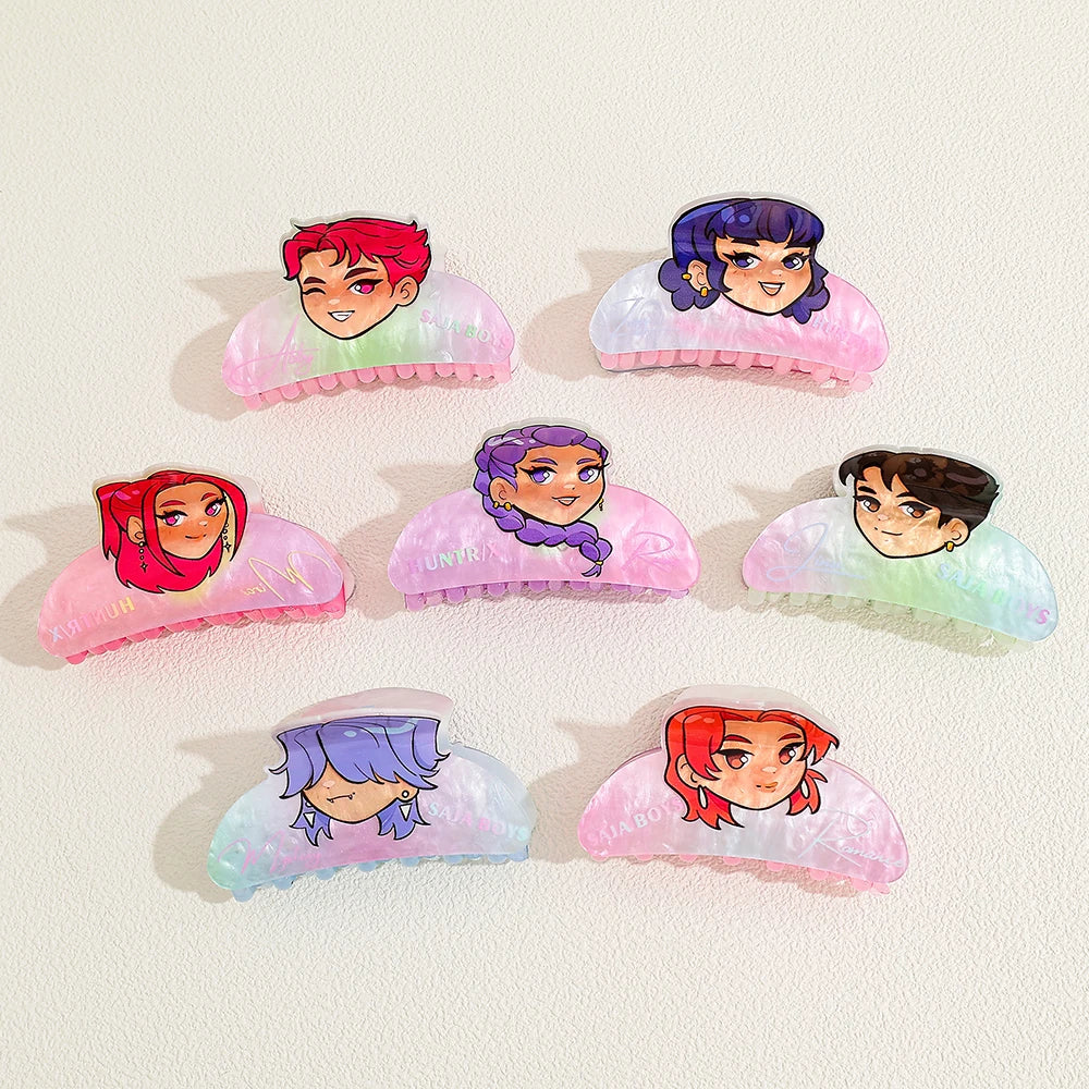 1PC/7PCS Cute girl group hair claw, multi-functional hair accessory hair claw