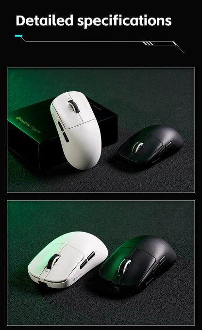 VXE Dragonfly R1 Wireless Mouse PAW3395 Sensor Nordic 52840 2KHz FPS Game Mouse Intelligent Speed Low Delay Game Office