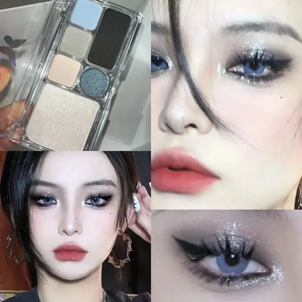 6 Color Glitter Palette.