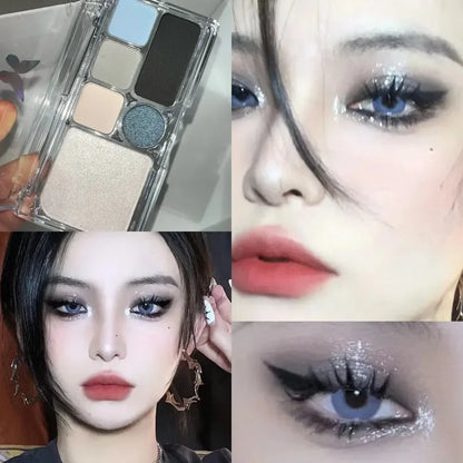 6 Color Glitter Palette.