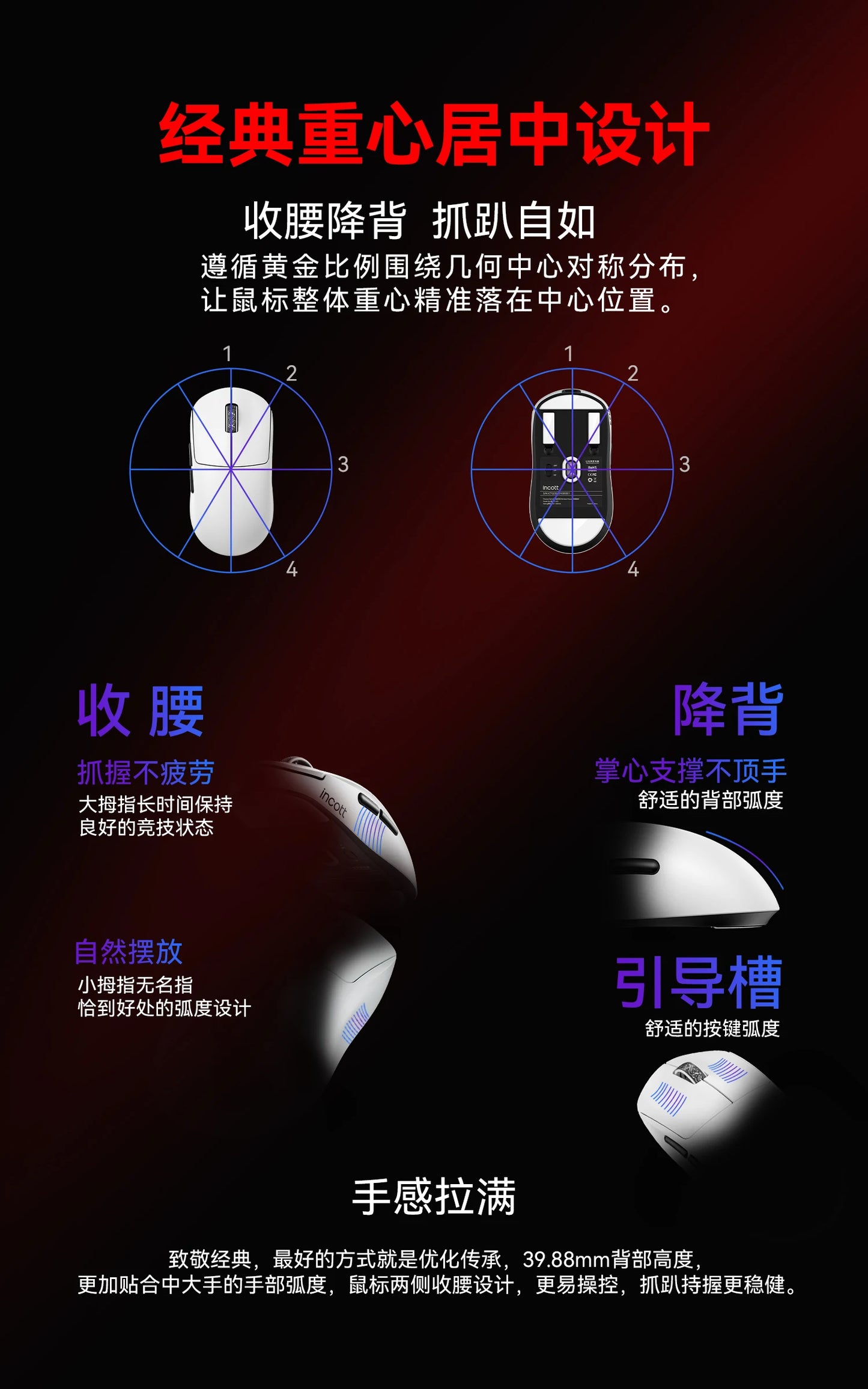 Incott G23 Pro Mouse V2 Se/pro Hot Swap Wireless 8k Mice Ergonomics E-sports Games Mouse Customized Pc Accessories Gifts
