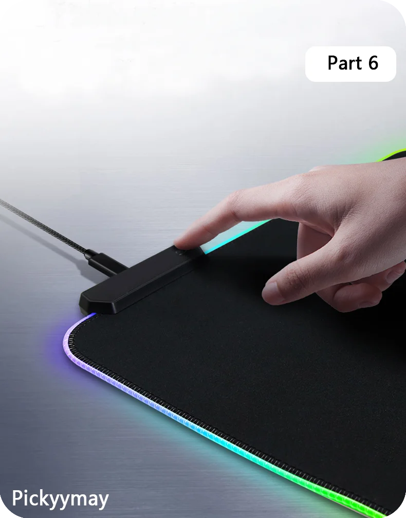 CosmicGlow RGB Desk Mat