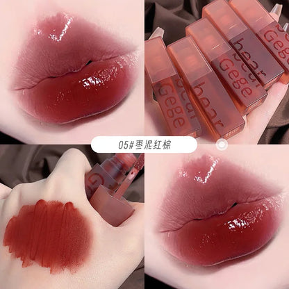 Gege Bear Velvet Lip Glaze.