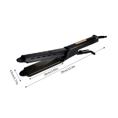 Hair Straightener Four-gear Temperature Adjustment Ceramic Tourmaline Ionic Flat Iron Hair Straightener For Women Widen Panel