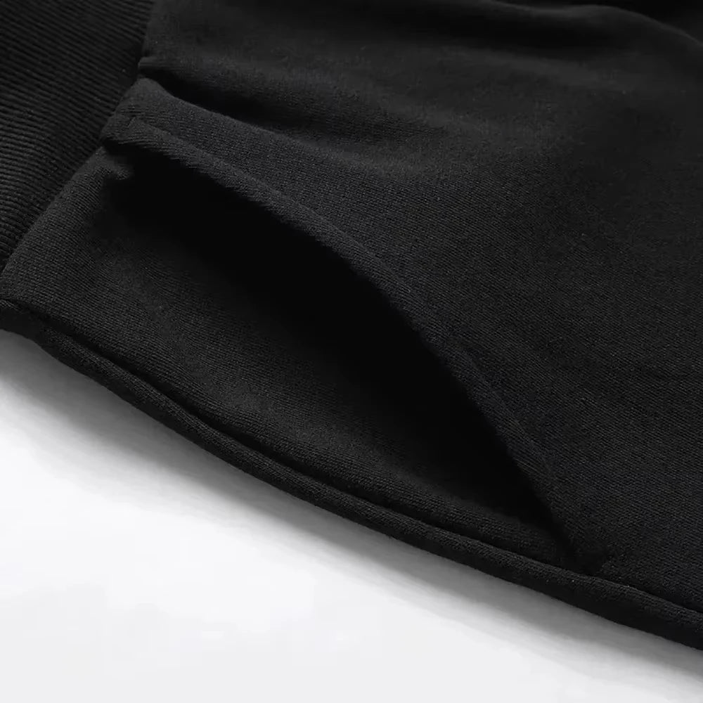 Pokemon Print New Streetwear 2026 Mens High Waist Cotton Pants Wide Leg Trousers Loose Fit Casual Breathable Sweatpants