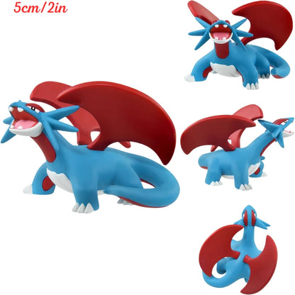 Original TAKARA TOMY Pokemon Figure Toys Mimikyu Maushold Lapras Charizard Umbreon Sylveon Vaporeon Model Dolls Birthday Gifts