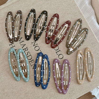 Simple Retro Hair Clips.