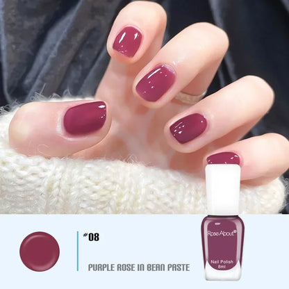 40 Colors Water-Based Nail Polish