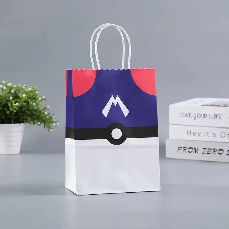 Pokemon Pokeball Paper Gift Bags