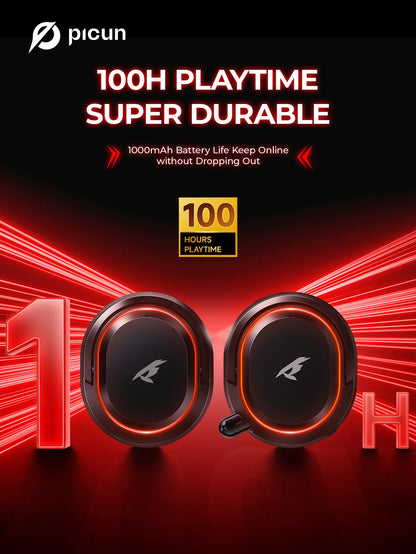 Picun G2 Gaming Headset (2.4G + Bluetooth, 7.1)