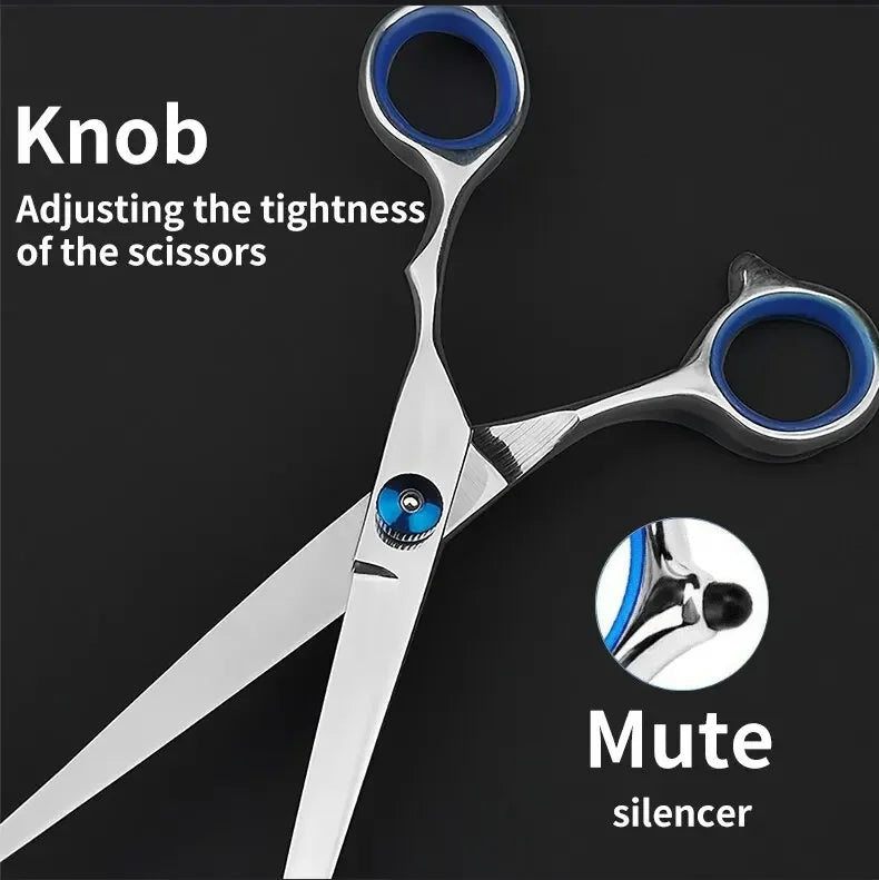 Professional Hairdressing Scissors Stainless Steel Cutting Thinning Barber Shear for Home Salon Use