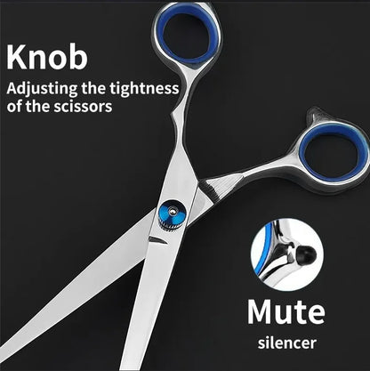 Professional Hairdressing Scissors Stainless Steel Cutting Thinning Barber Shear for Home Salon Use