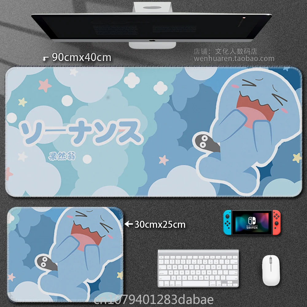 Leather Pokémon Pikachu Keyboard Pad Boy Girl Super Handsome Table Mat Cute Table Mat Computer Accessories PC Game Mouse Pad