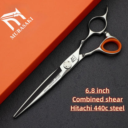 MURASAKI 6.0 inchhair thinning scissors，Professional Barber Accessories，Made by Hitachi 440C Steel，High-end Hair Cutting Tools