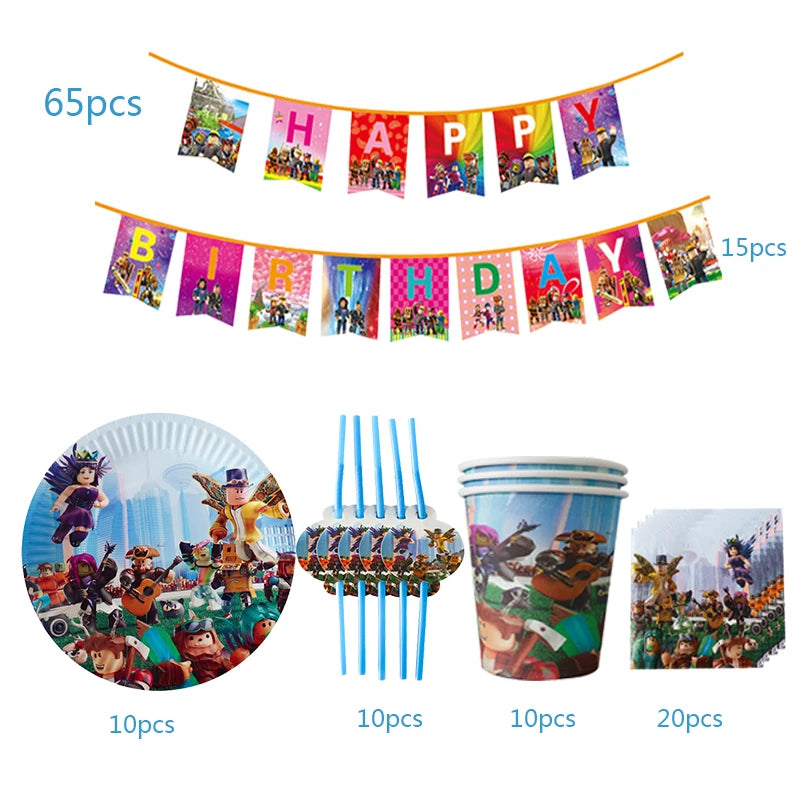 Roblox Birthday Party Supplies