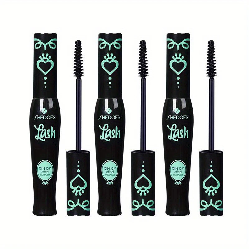 SHEDOES Curling Mascara 3-Pack: Waterproof Lash Lift with Plant Squalane