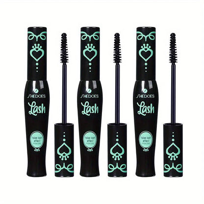 SHEDOES Curling Mascara 3-Pack: Waterproof Lash Lift with Plant Squalane