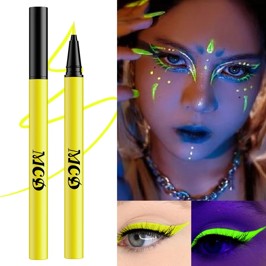 8 colors 1PC face body painting 1PC UV Light Neon Face Paint Art Korean Makeup blue green waterproof christmas party body paint