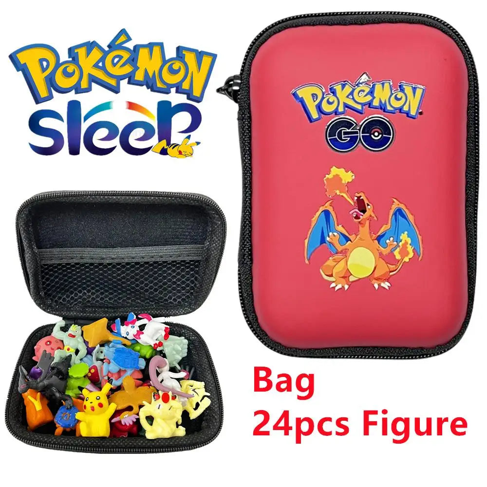 24pcs/Bag Set 2-3cm Pokemon Bag Figures Toy Bulk Anime Mini Doll Figurine Small Pocket Monster Birthday Gift Toys