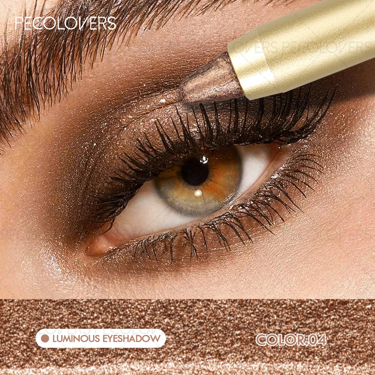 1PC Shimmer Glitter Contouring Eyeshadow Pencil - Double-headed Lazy Eyeshadow Stick, Ideal Gift for Women