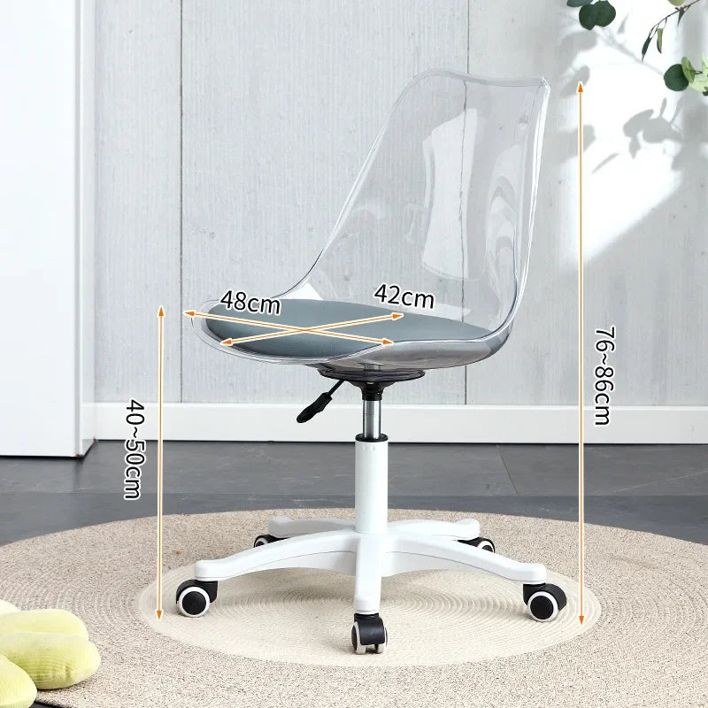 Transparent Swivel Office Chair