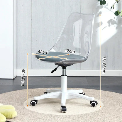 Transparent Swivel Office Chair