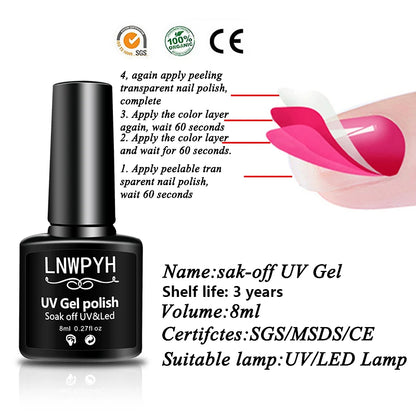 42Pcs/Set Gel Nail Polish Kit Hybrid Varnish Set For Manicure Nails Art UV LED Nail Art Gel Semi Permanent Base Top Coat Varnish