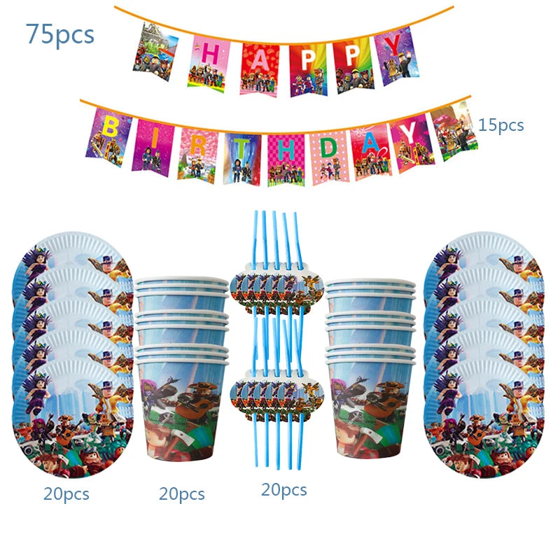 Roblox Birthday Party Supplies