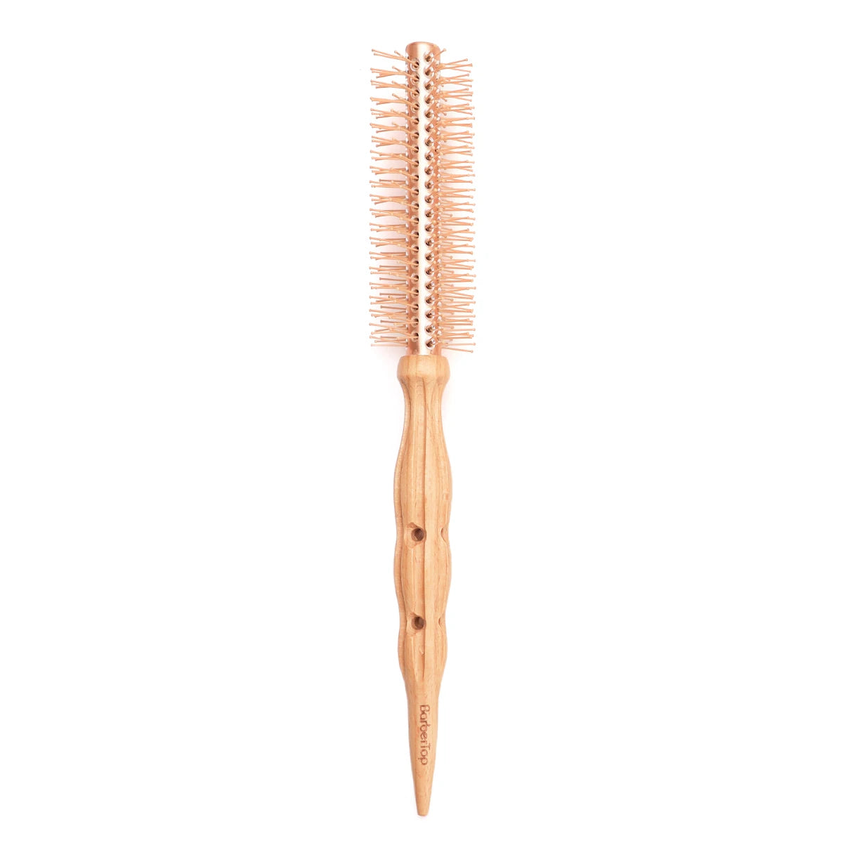Professional Wood Round Curly Combs For Women Hairdressing Massage Brush Salon Barber Aluminum Tube Hair Styling Comb New Type