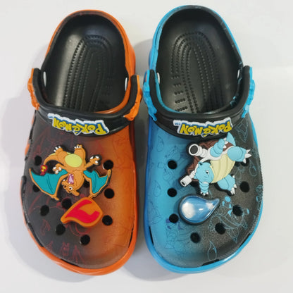 2026 Pokemon Series Peripheral Cute Slippers Eva Ultra-Light Soft Soles Versatile Comfortable Shoes Fpr Boys And Girls