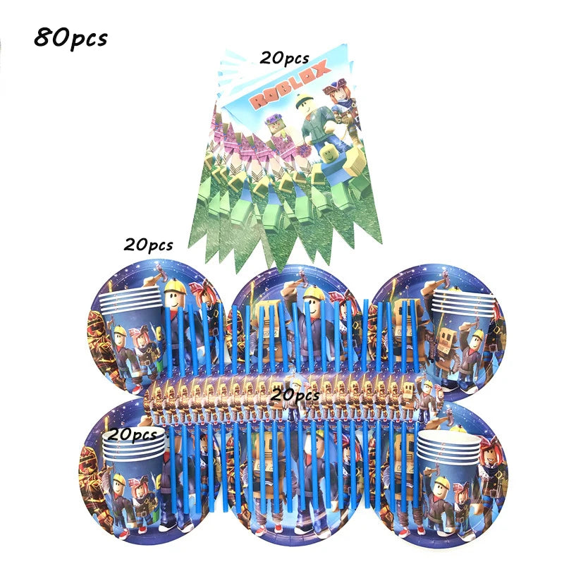 Roblox Birthday Party Decoration Set XL