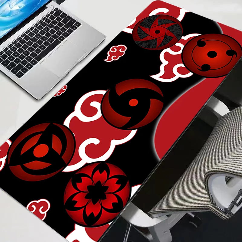 Naruto Pain Akatsuki XXL Gaming Mouse Pad: Minimalist Noir Anime Desk Mat