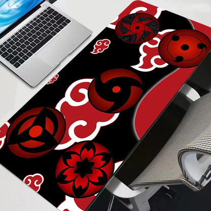 Naruto Pain Akatsuki XXL Gaming Mouse Pad: Minimalist Noir Anime Desk Mat