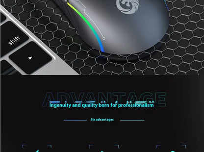 Mechanical Gear Wireless Bluetooth Dual-mode Silent E-sports Gaming Mouse with Type-C Charging