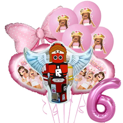 Roblox Birthday Number Balloon Set (32”)