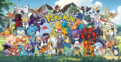 2025 Pokémon Japanese Anime Game Merchandise Double Shorts Latest Men Trend Breathable Sports Five-point Shorts