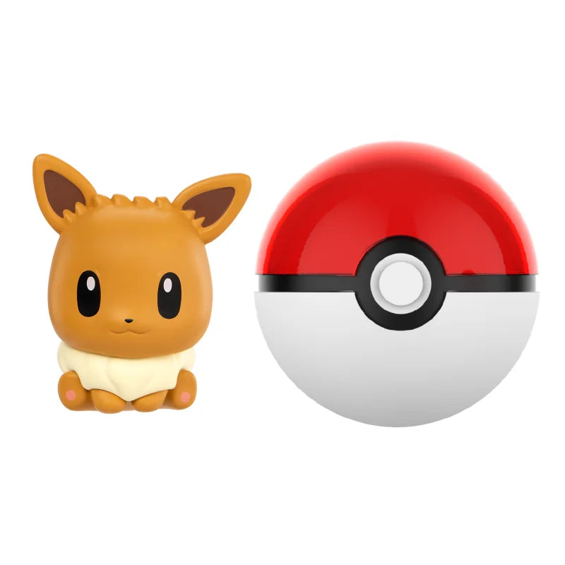 Pokemon Anime Poke Ball Action Figures Sylveston Umbreon Gengar Mini Dolls FUNISM Original Genuine Model Car Ornament Toys Gift