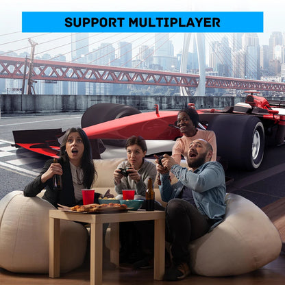 KINHANK Super Console X2 Pro Retro Video Game Console with 37000 Video Games for PS1/DC/MAME/SS with Gamepad Kid Gift Game Box