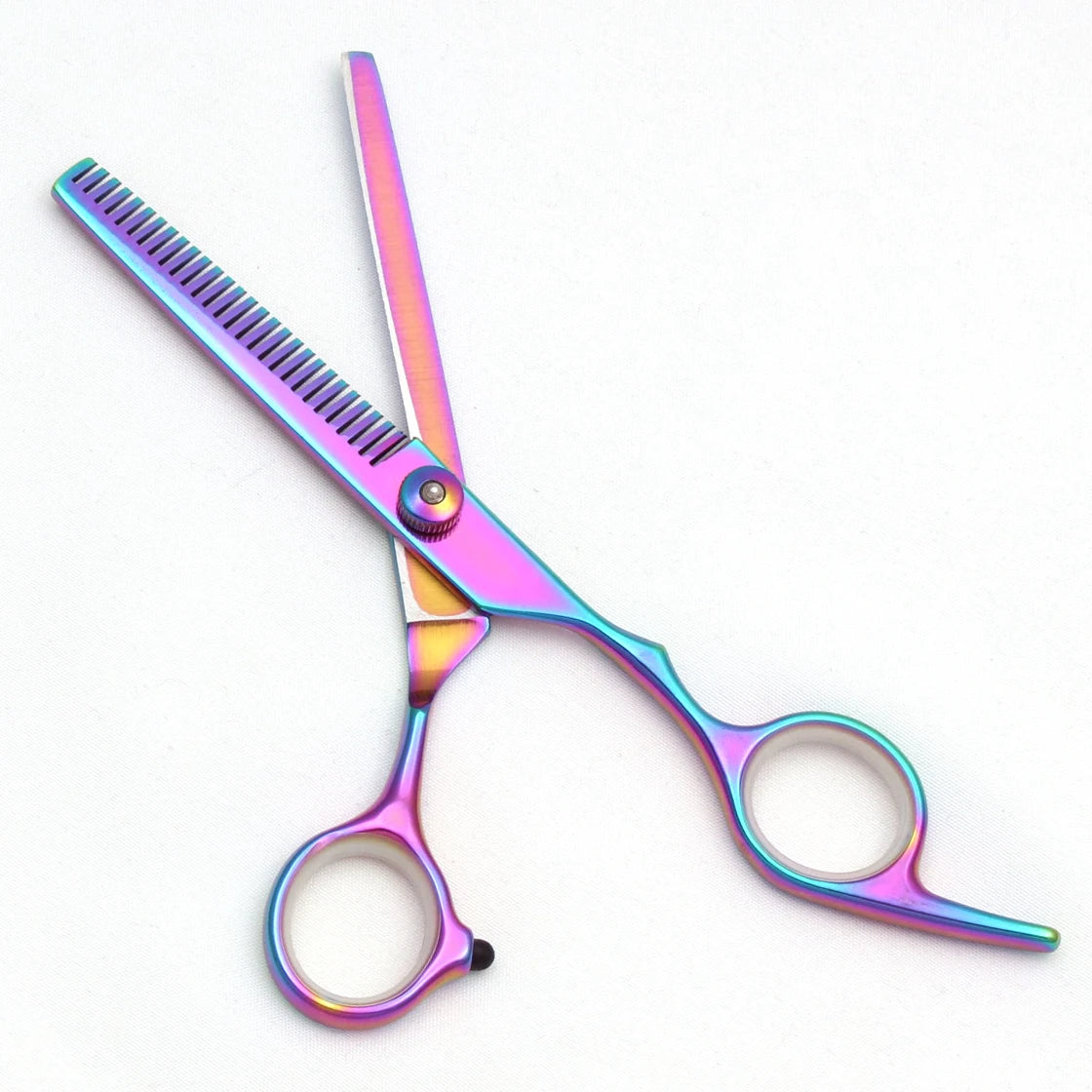 Hairdressing Scissors Japan Stainless Hair Scissors Purple Hair Cutting Scissors Barber Shop Thinning Shears Set Comb C1001