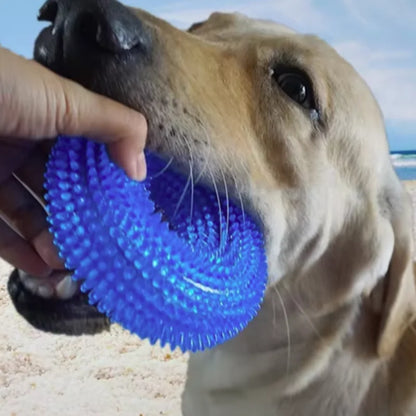 Pet Chew Toy Soft Rubber Bite-resistance Bone Shape Teeth Grinding Chewing Toys for Small Dogs Training Pet Supplies