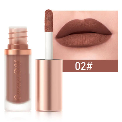 CmaaDu Waterproof Matte Velvet Lip Glaze: Long-Lasting Non-Stick Liquid Lipstick