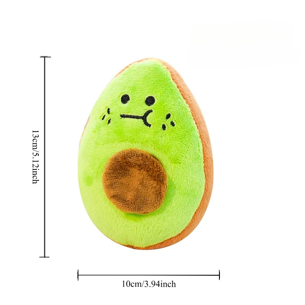 5/10pcs Pet Chew Toy with Squeaking Plush Toys, Small Chili and Eggplant Shapes, Dog Interactive Toys To Bite, Pet Gifts